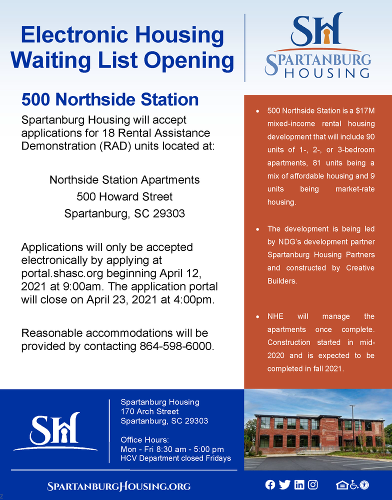 500 Northside Station Waiting List Opening.png