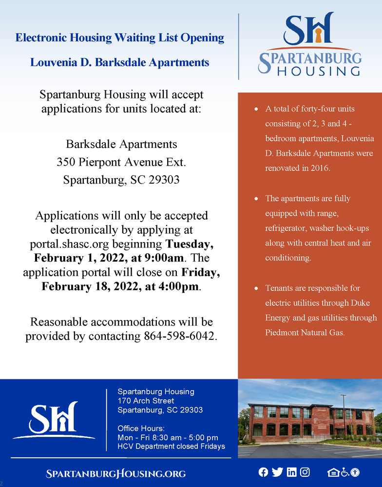 Barksdale Apartments Waiting List Opening 2022.png