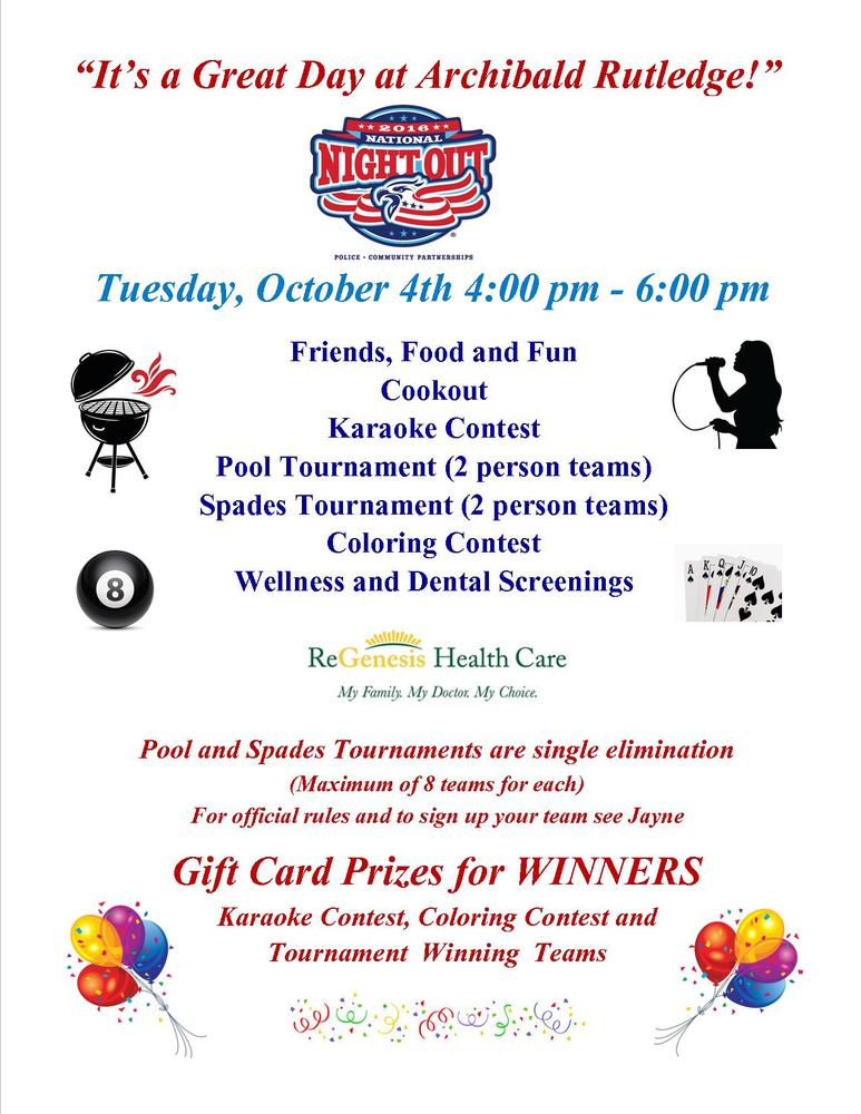 2016 National Night Out poster